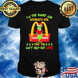 I'm The Smart Ass McDonald's Girl That You Can't Help But Love Grinch Christmas Shirt