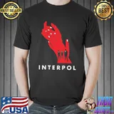 Interpol band hands red classic shirt