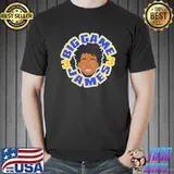 James wiseman round typographic basketball classic shirt