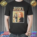 Jessica chastain collage design shirt