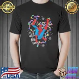 Jingle all the way action pose sipder man christmas classic shirt