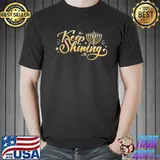 Keep shining wishing you eight happy nights jewish holiday menorah happy hanukkah classic shirt
