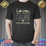 Level 7 Unlocked Gamer 7th Birthday Video Game Lovers T-Shirt