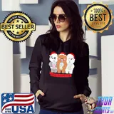 Love joy peace we bare bears classic s Hoodie
