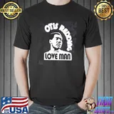 Love man black and white shirt