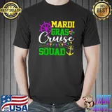 Mardi Gras Cruise Squad Cruising Mardi Gras Cruise Beads T-Shirt