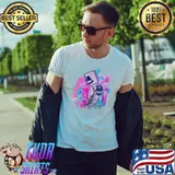 Marshmello graffitI neon party shirt
