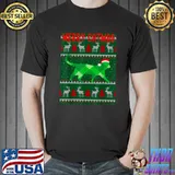 Merry catmas with ugly family pajama matching christmas T-Shirt
