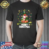 Merry Christmas Gnome Xmas Tree Gifts Lights Family Xmas T-Shirt