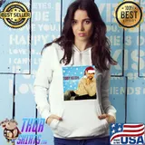 Mery xmas with toby keith wearing santa hat classic s Hoodie