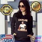 Ml pro baseball shortstop carlos correa graphic s Hoodie