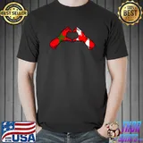 Morocco Canada Flag Moroccan Canadian Heart T-Shirt