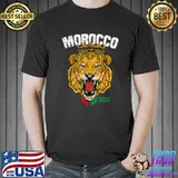Morocco Lion Flag Sport Soccer Football Proud T-Shirt