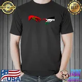 Morocco Palestine Flag Palestinian Moroccan Hands Of God T-Shirt