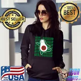 Morocco Soccer Moroccan Avocado Flag Football Team Supporter T-Shirt Hoodie