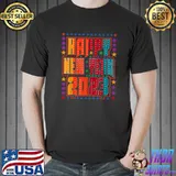 New Years Eve Party Supplies 2023 Happy New Year Stars Colors T-Shirt