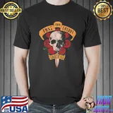 Nightrain guns n roses vintage tour 1987 london classic shirt
