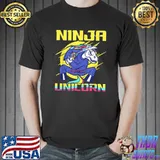 Ninja Unicorn Martial Arts Fighter Training Sword Katana T-Shirt