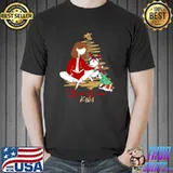 Owner love coffee and dogs christmas day T-Shirt