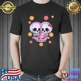 Pastel Goth Retro Creepy Skull Skeleton Love You To Dead Goth T-Shirt