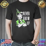 Peter pan never grow up vintage song lyrics shirt