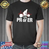 Pr Or Er Bodybuilding Weightlifting Apparel Heartbeat Man T-Shirt
