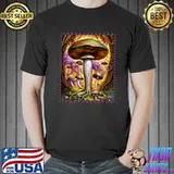Psychedelic Mushroom In The Forest T-Shirt