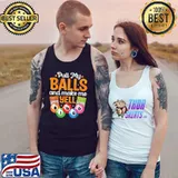 Pull My Balls Make Me Yell Bingo Player Caller T-Shirt Tank Top