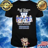 Real women love football W smart women love the winnipeg blue bombers shirt