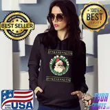 Red Santa Sunglasses Sit On My Lap And Tell Me What You Want Christmas T-Shirt Hoodie