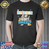Rescued Is My Favorite Breed Rescue Dog And Cats Animals T-Shirt