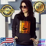 Retro Love Boxing Squad Gloves Boxer Gifts Sport Boxer T-Shirt Hoodie