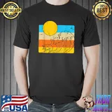 Retro Sun Wave Surfboard Ocean Surfing Surfer T-Shirt