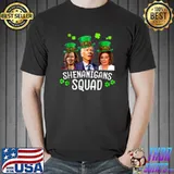 Shenanigans Squad Anti Biden Kamala Harris Shamrock St Patrick's Day T-Shirt