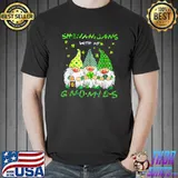 Shenanigans With My Gnomies St Patrick's Day Gnome Shamrock With Gifts T-Shirt