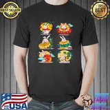 Six 6 Packs Rabbit Happy Chinese New Year Of The Rabbit T-Shirt