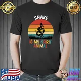Snake Is My Spirit Animal Vintage Snake Lover T-Shirt