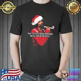 Snoop dogg on christmas funny quote shirt