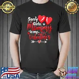 Sorry Girls Mommy Is My Valentine Day Hearts T-Shirt