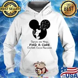 Spread The Hope Find A Cure Carcinoid Cancer Awareness Mickey s Hoodie
