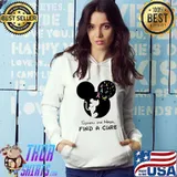 Spread The Hope Find A Cure Mickey Cancer Shirt Hoodie