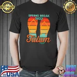 Spring Break 2023 Beach Vacation Top Vintage Flip Flop T-Shirt