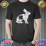 St Patrick's Day Rabbit Bunny Irish Green Shamrock Clover T-Shirt