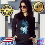 Surf And Ride Surf Board Motorcycle Vintage 1981 Distressed T-Shirt Hoodie