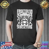 Techno Alien Vinyl Freetekno 23 Sound System Rave T-Shirt