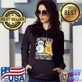 That's What We Do Read Books Drink Coffee And Know Things Cat And Owl T-Shirt Hoodie