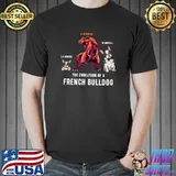 The Evolution Of A French Bulldog Or Evolution Of Dogs T-Shirt