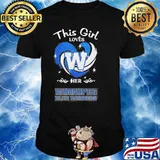 This girl loves her winnipeg blue bombers shirt