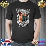 Three Things You Don't Mess With My Family Freedom My Boxer Dog Lover Puppy Pet Family T-Shirt