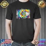 Tie Dye Colorful Heart North Carolina State Swag Place T-Shirt